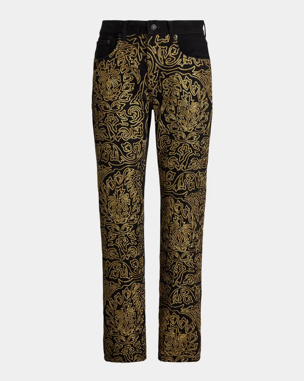 Soutache Relaxed Straight Jean by Ralph Lauren