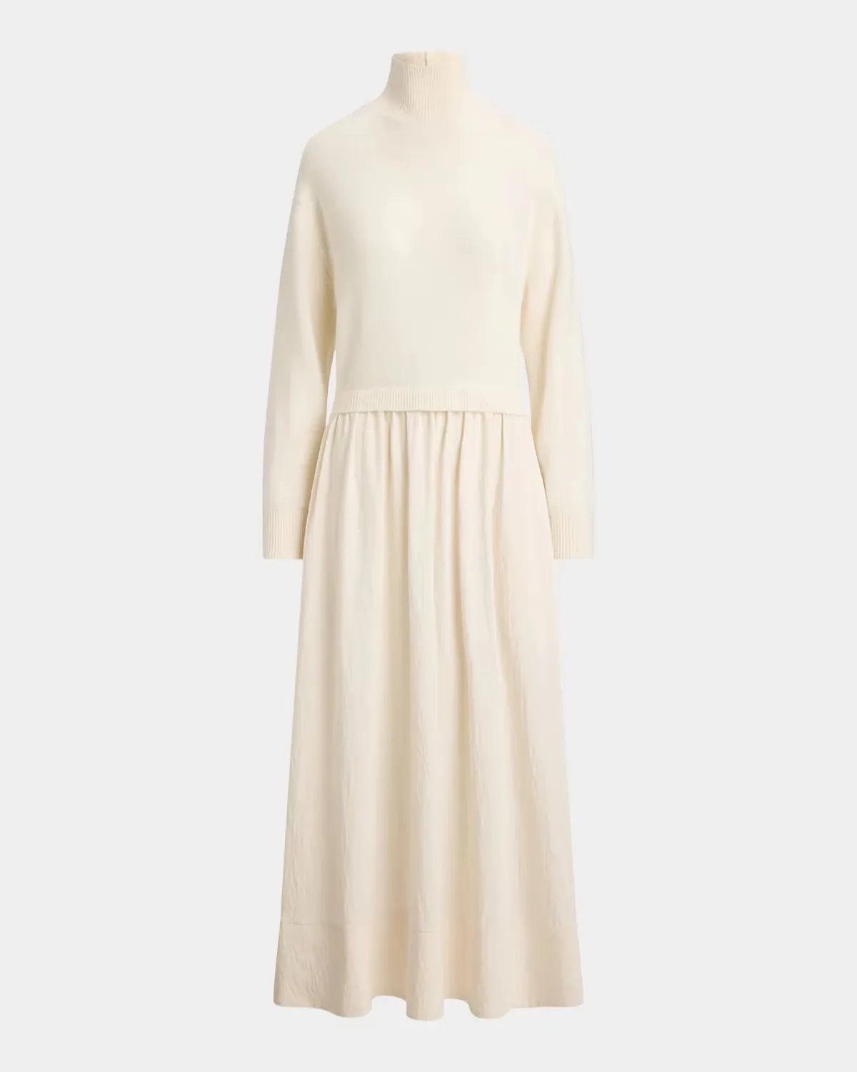 Wool & Crepe Maxi Dress by Polo Ralph Lauren