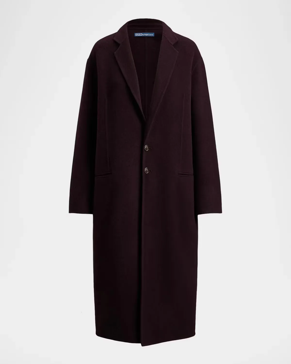 Double-Faced Long Wool Coat by Polo Ralph Lauren
