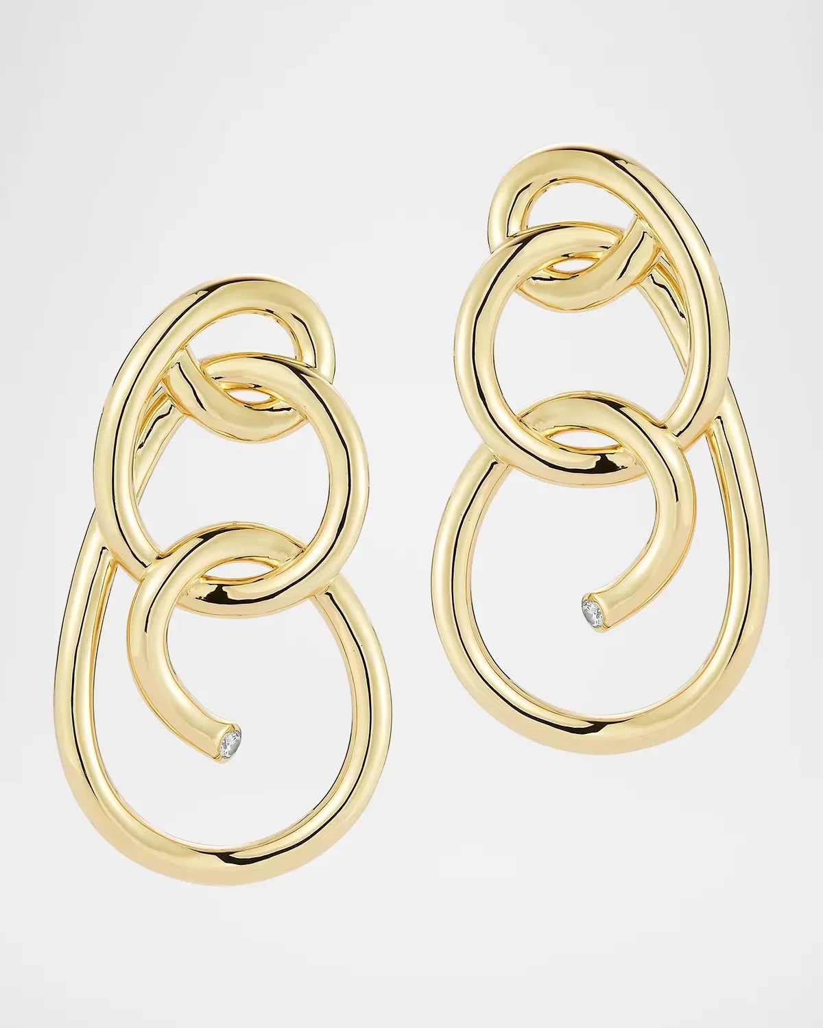 Thoby 18K Yellow Gold & 0.9 TCW Diamond Loop Earrings by Walters Faith