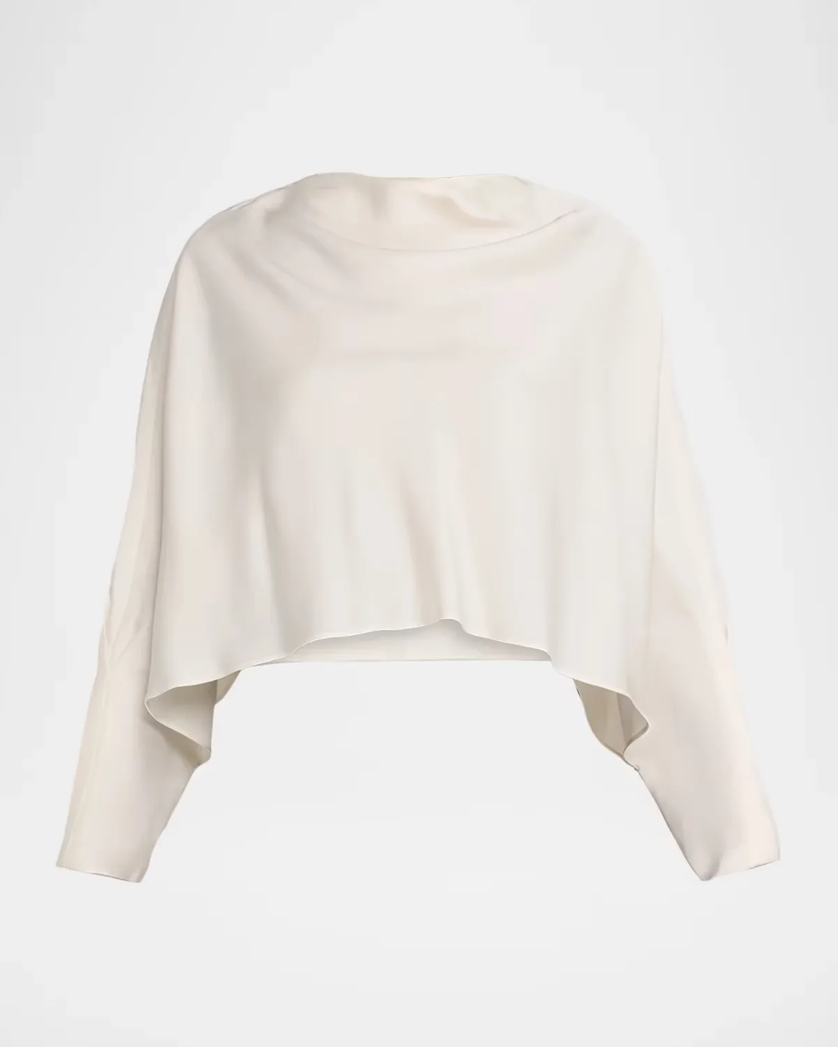 Bearitz Draped Cowl-Neck Satin Top by SIMKHAI