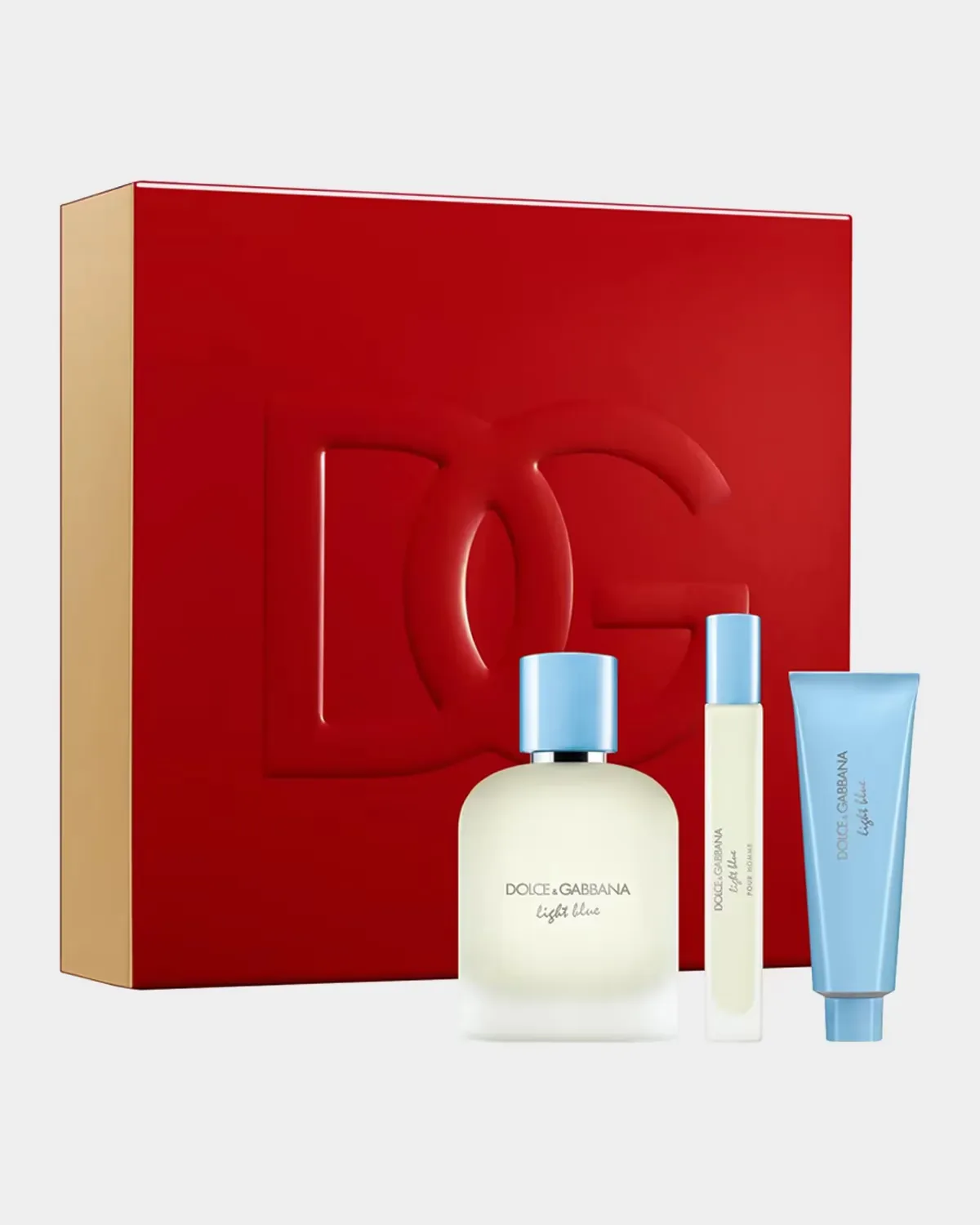 Light Blue Pour Homme Eau De Toilette Trio Gift Set by Dolce & Gabbana