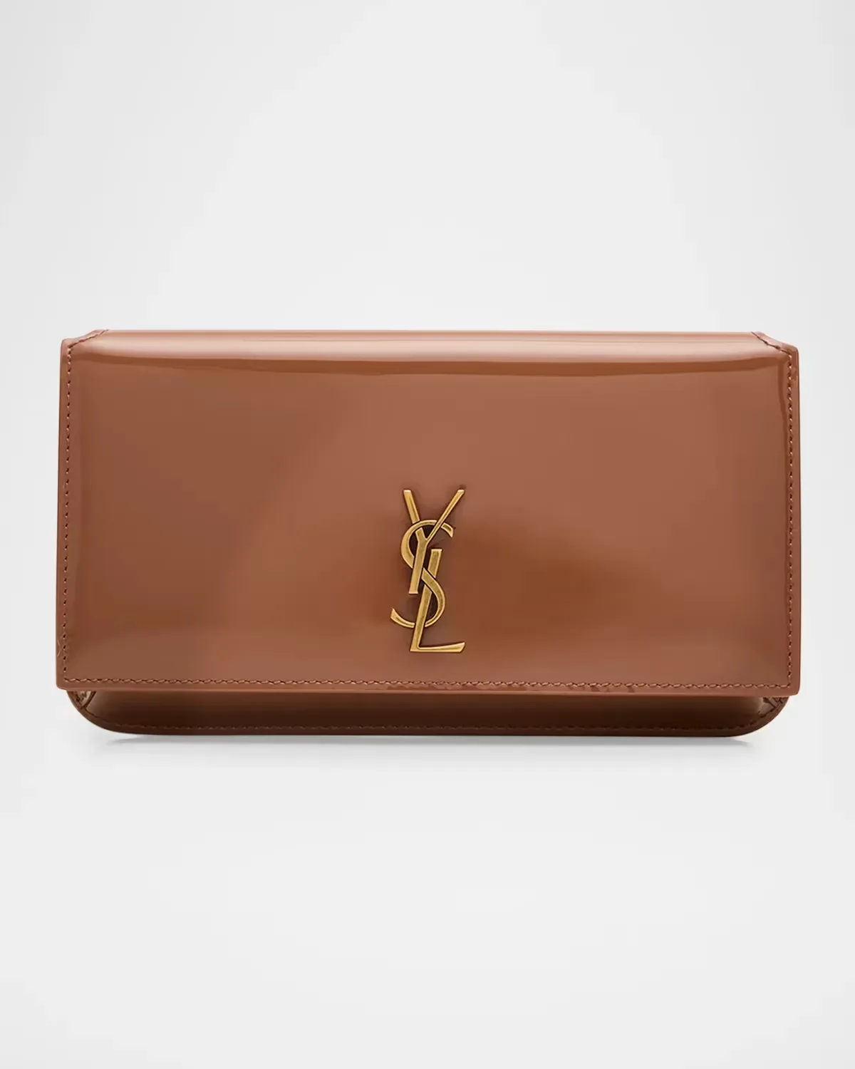 YSL Patent Leather Phone Holder by Saint Laurent