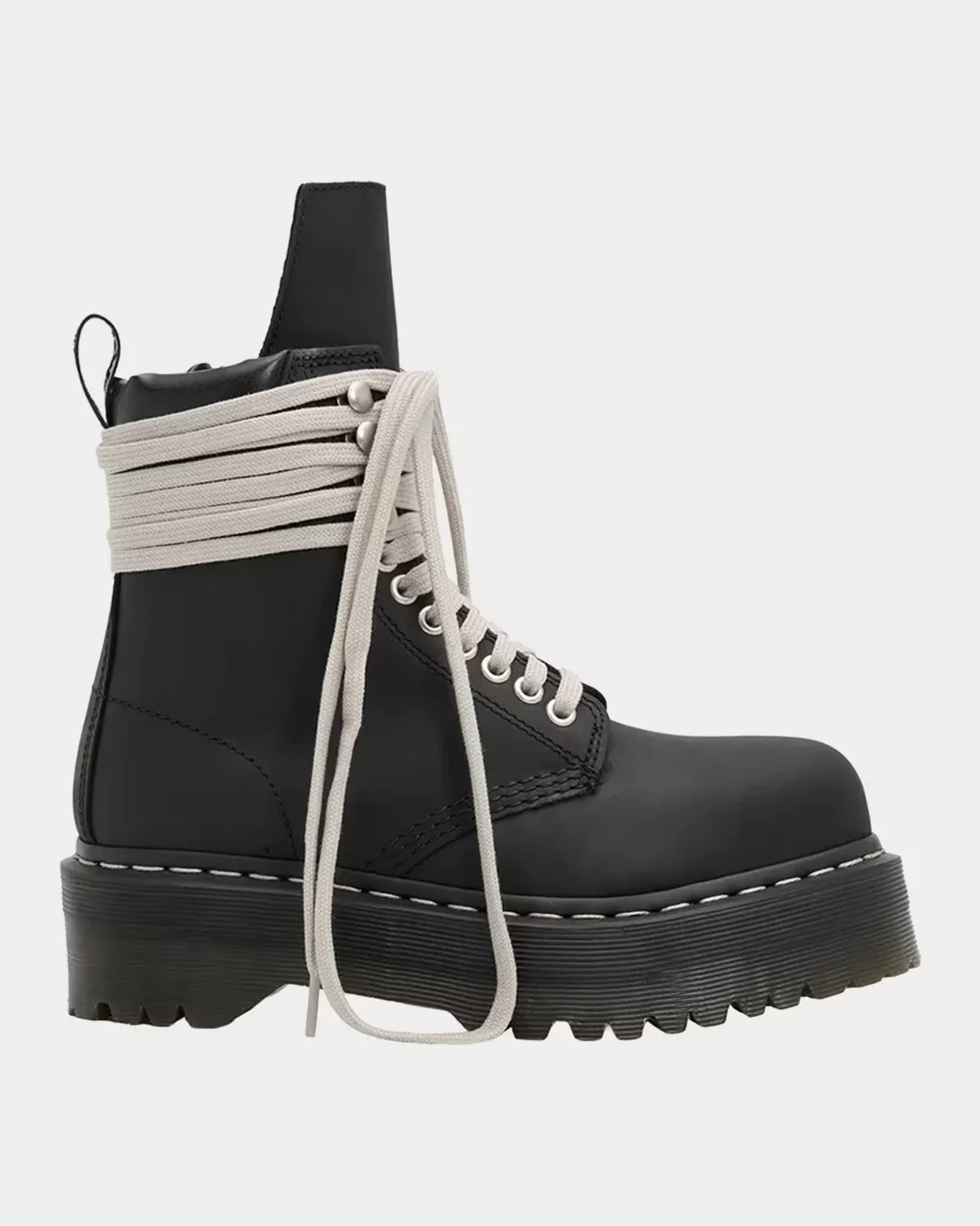 Dr. Martens Quad Sole Steel-Toe Leather Boots by Dr. Martens