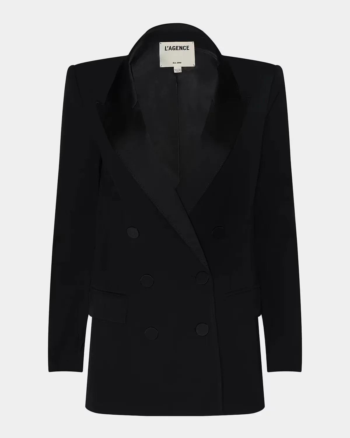 Cambrie Oversized Blazer with Boutonniere