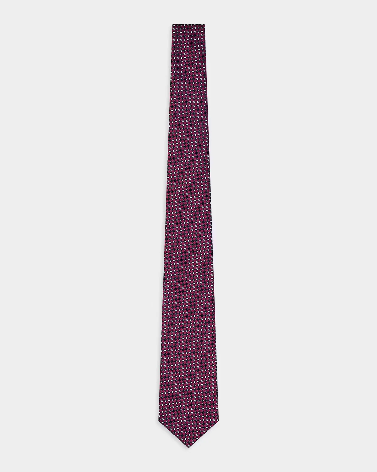 Micro-Jacquard Silk Tie by Armani
