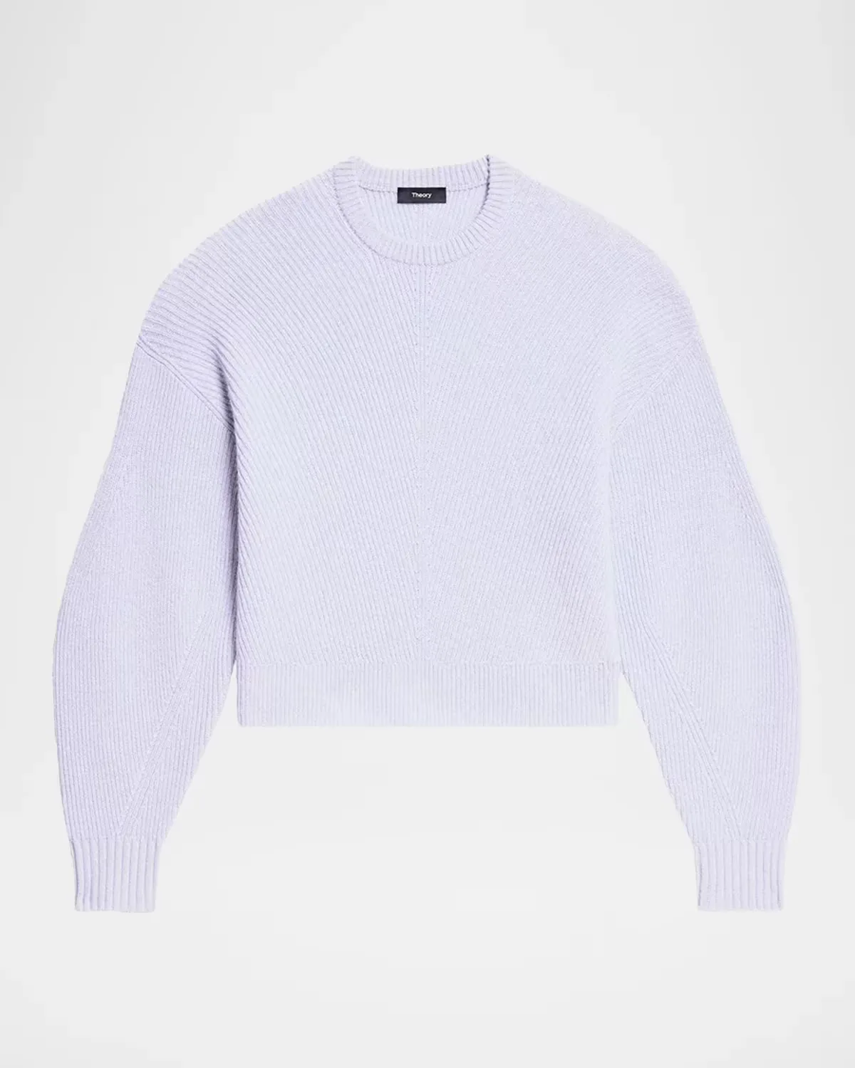 Ribbed Wool Crewneck Sweater by Theory