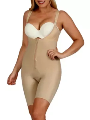 Underbust Front Zip Bodyshort by Instantrecoverymd