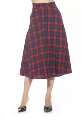 Leonie Tweed Maxi Length Skirt by Alexia Admor