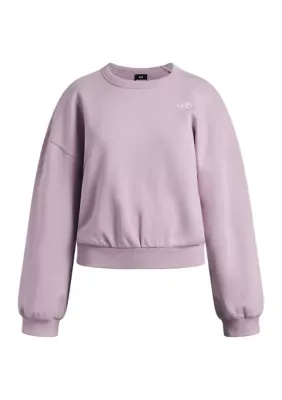 Rival Oversized Crew Neck Fleece by Under Armour