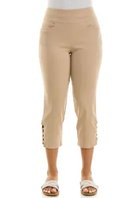 Crystal Studded Crop Pant by Nina
