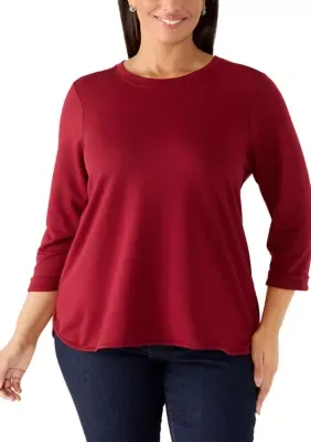 3/4 Sleeve Baby Terry T-Shirt