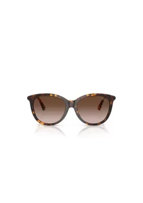 BE4455F Round 55mm Sunglasses by Burberry