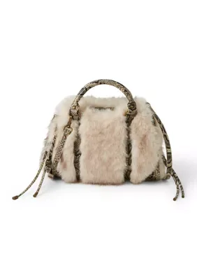 Briggs Fur Satchel by Steve Madden