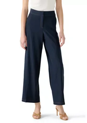 Wide Leg Denim Pants