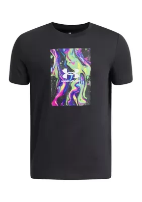 Multi Color Photo Short Sleeve T-Shirt by Under Armour