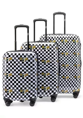 3-Piece Expandable Hardside Spinner Luggage Set by Von Dutch
