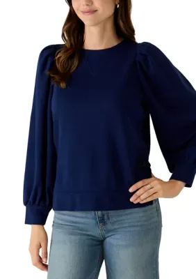 Long Sleeve Bow Sweatshirt