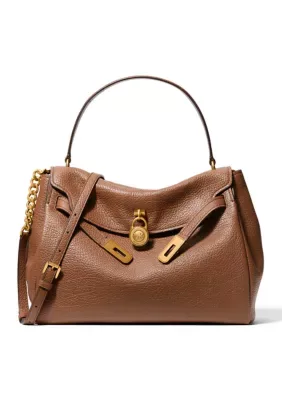 Hamilton Moderne Large Flap Satchel by Michael Kors