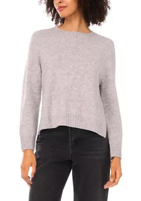 Long Sleeve Boat Neck Sweater Athletic Top