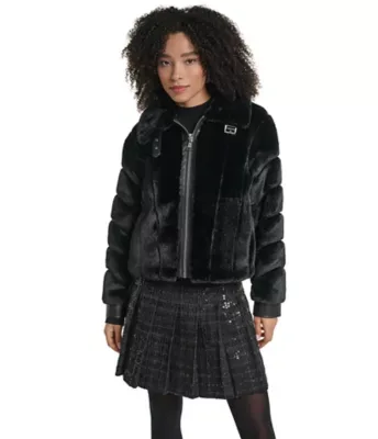 Seatbelt Buckle Hooded Softshell by Karl Lagerfeld