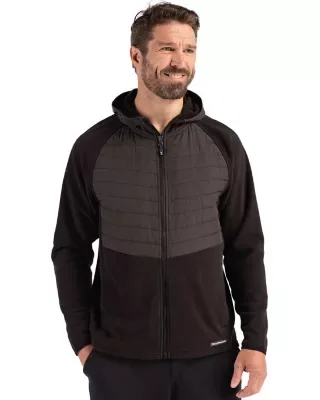 Woodland Epic Versatility Recycled Insulated Fleece Full Zip Jacket by Cutter & Buck