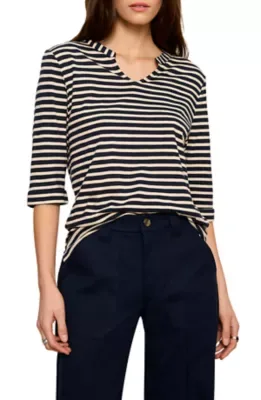 Dolce Notch Neck Tee by Sanctuary