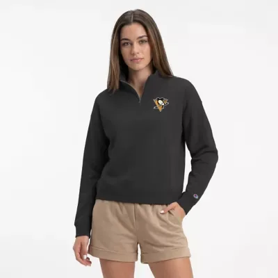 NHL Pittsburgh Penguins Powerblend Quarter-Zip Sweatshirt by Champion