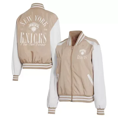 NBA New York Knicks Tonal Full-Zip Bomber Jacket