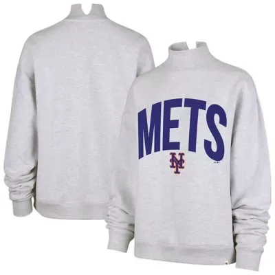 MLB New York Mets Subtle Muse Mock Neck Sweatshirt by 47