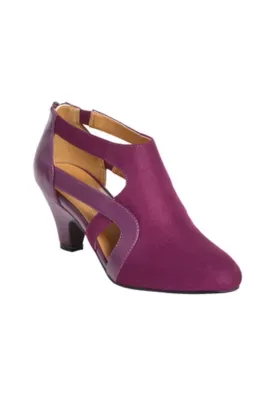 The Sage Suede-Like Shootie Pump by Comfortview