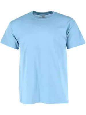 Crew Neck Cotton T-Shirt by Gildan