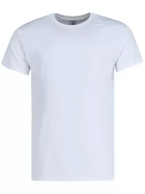 Crew Neck Cotton T-Shirt by Gildan
