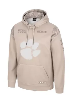 NCAA Clemson Tigers Fort Bliss Poly Hoodie by Colosseum