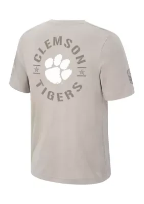 NCAA Clemson Tigers Short Sleeve Fort Bliss Graphic T-Shirt by Colosseum