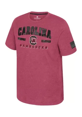 NCAA South Carolina Gamecocks Short Sleeve Joint Base Graphic T-Shirt by Colosseum