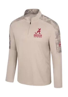 NCAA Alabama Crimson Tide Norfolk Quarter Zip Windshirt by Colosseum