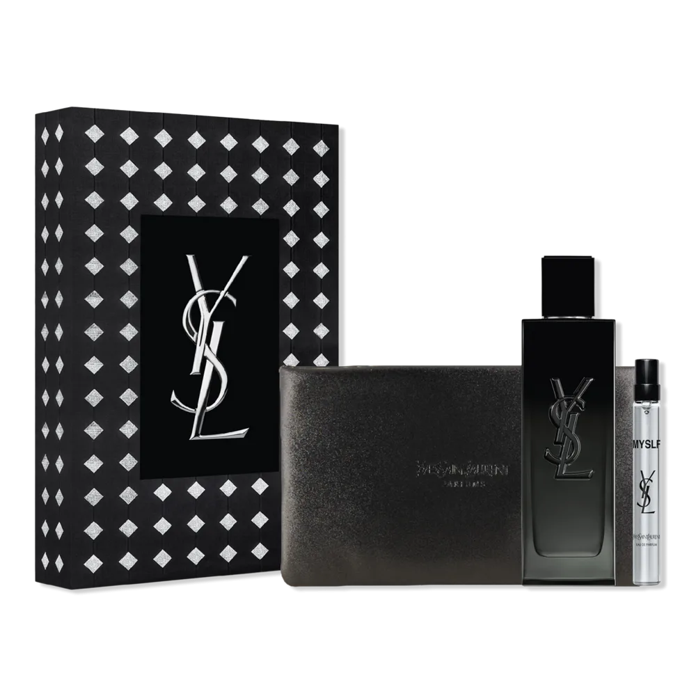 Yves Saint Laurent MYSLF Eau De Parfum 3-Piece Gift Set with Pouch by Saint Laurent