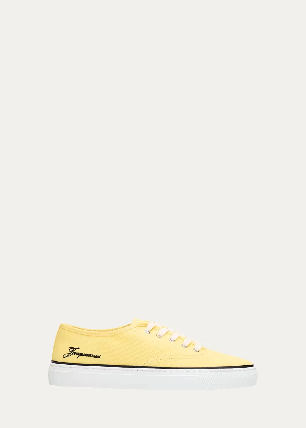 Canvas Low-Top Boat Sneakers by JACQUEMUS