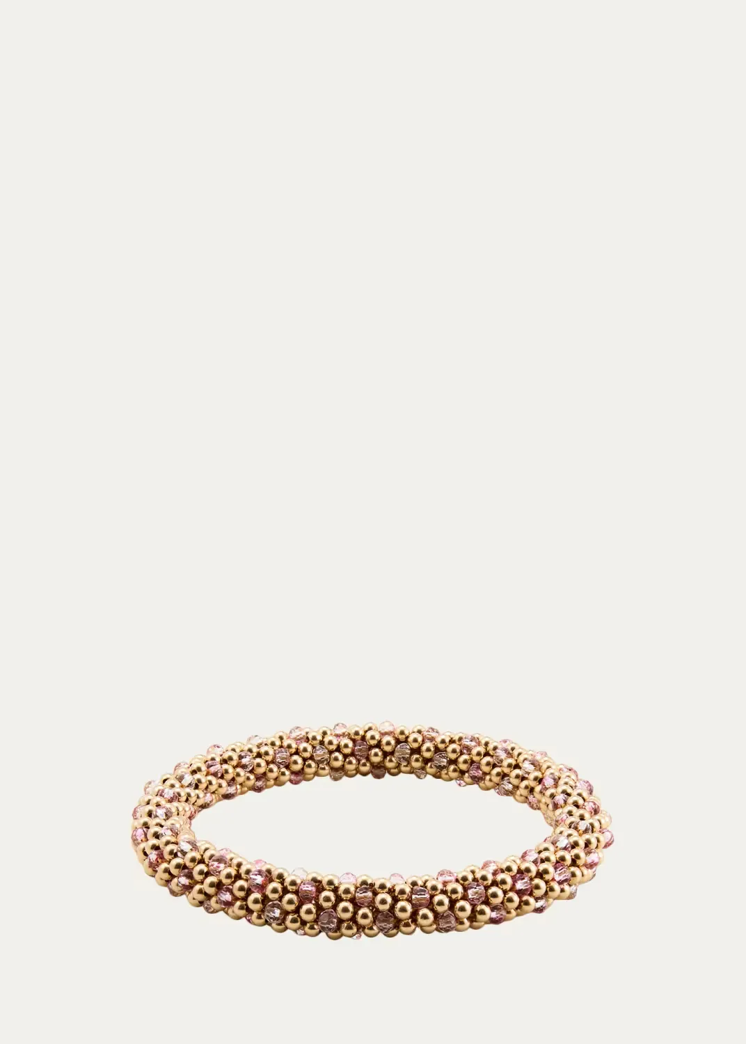14K Yellow Gold Glenn Pink Opal Bracelet