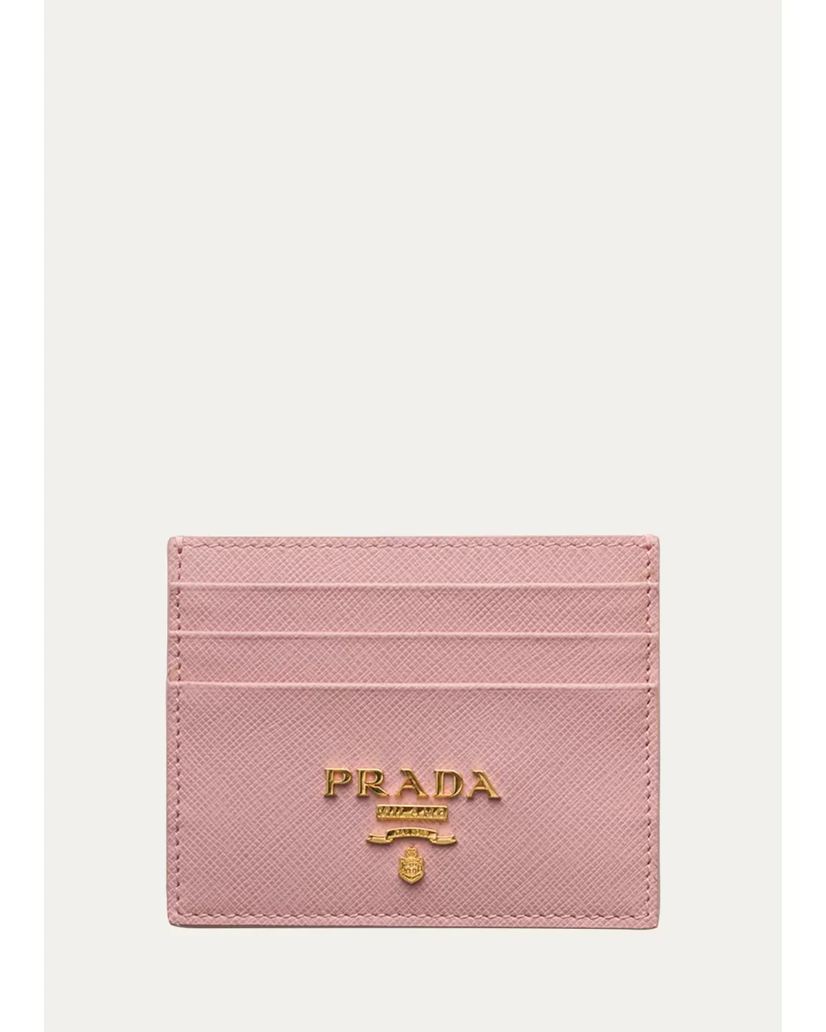 Saffiano Leather Card Holder by Prada
