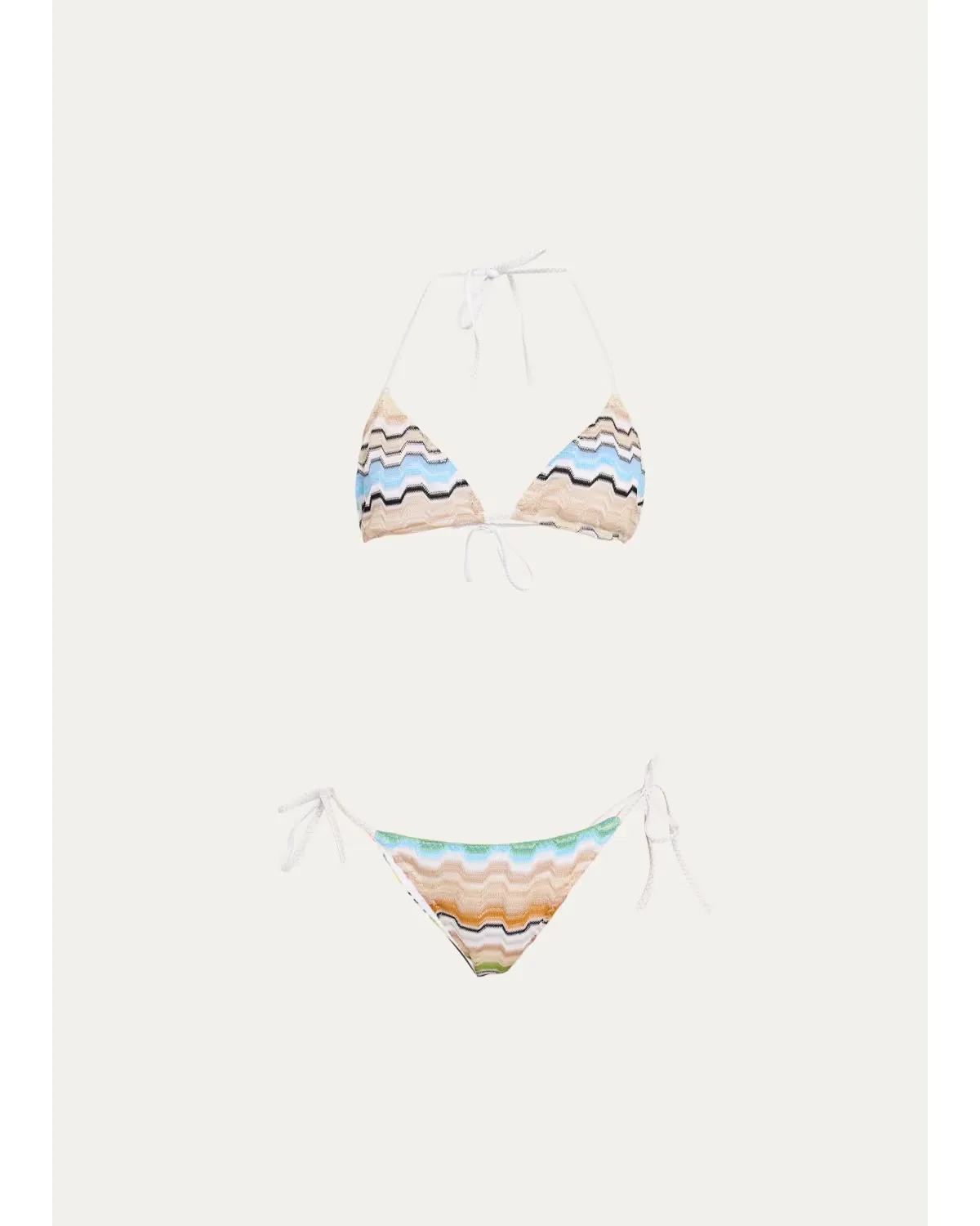 Zig-Zag Knit Two-Piece Swimsuit by Missoni