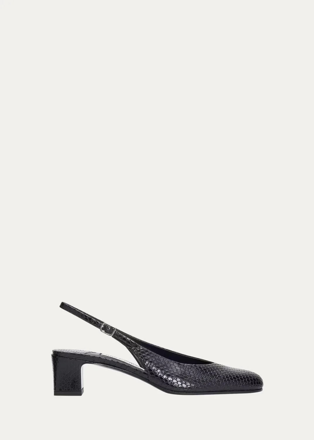 45mm Eyla Embossed Leather Slingback Pumps by Jimmy Choo