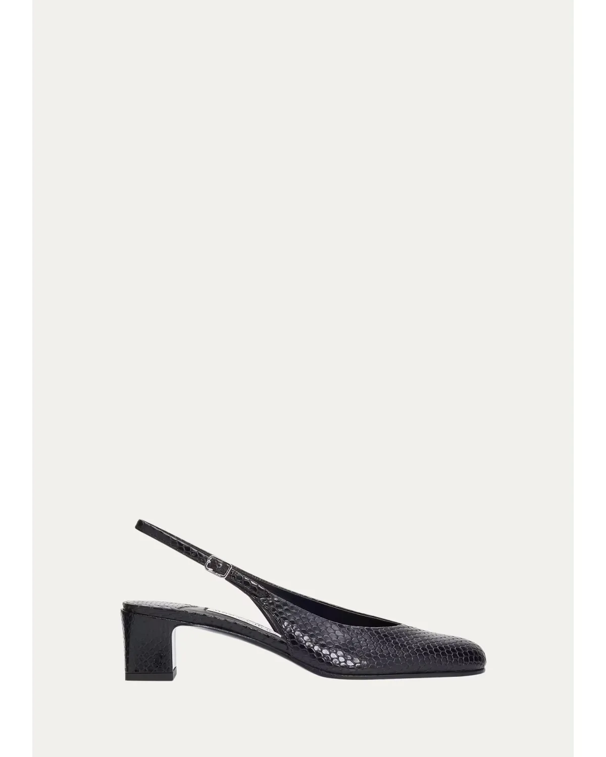 45mm Eyla Embossed Leather Slingback Pumps by Jimmy Choo