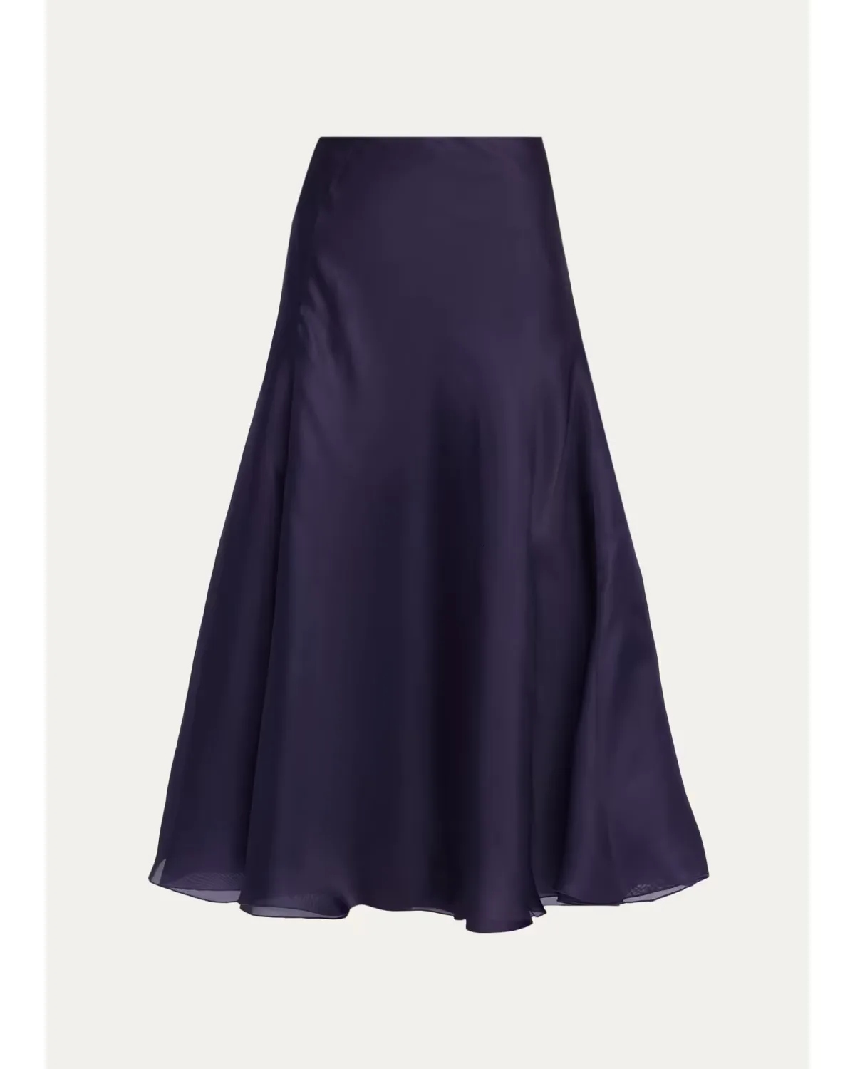 Silk Organza A-Line Midi Skirt by Akris