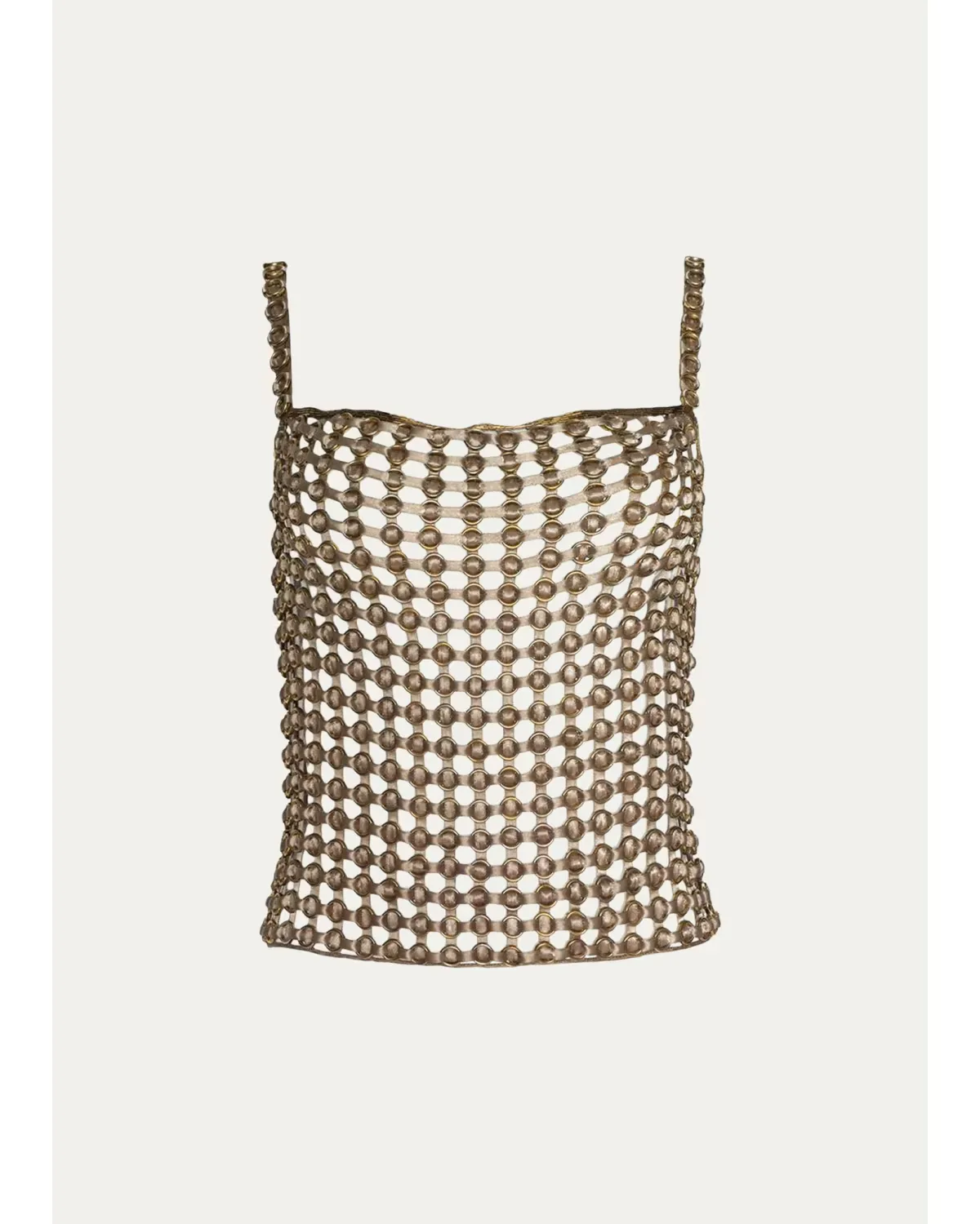 Joanette Ribbon-Woven Tank
