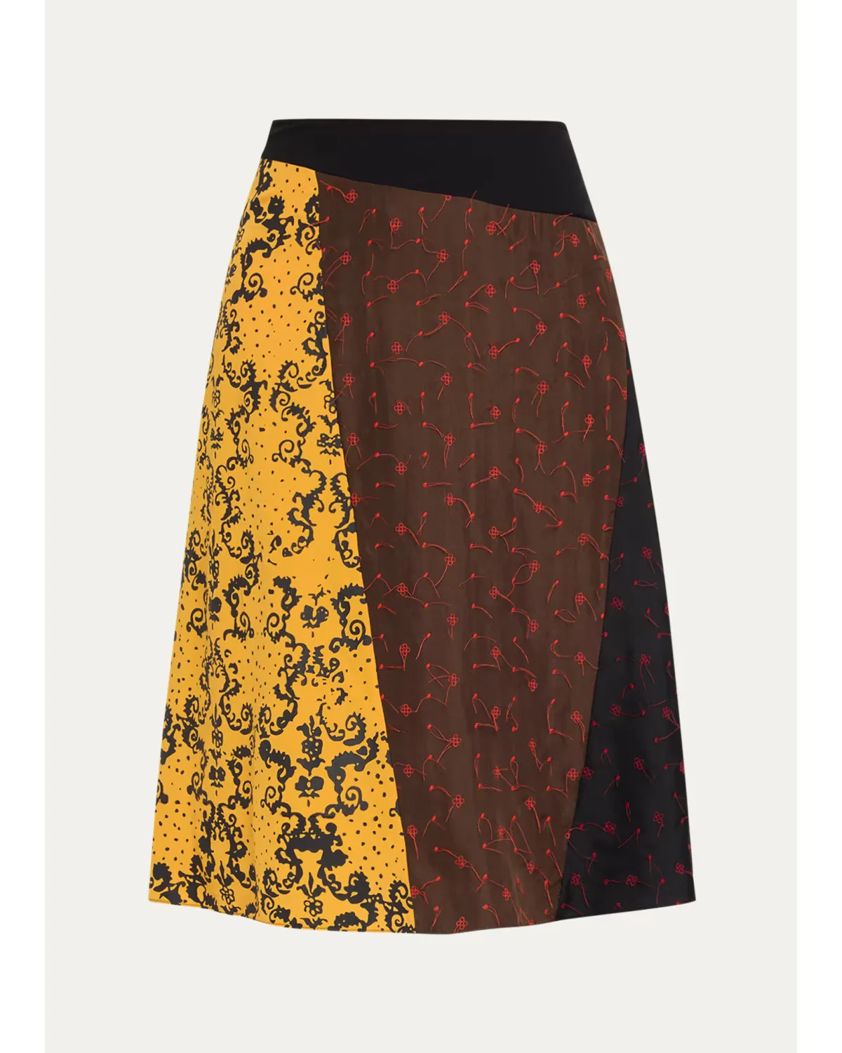 Scraps Knee-Length Skirt by 6397