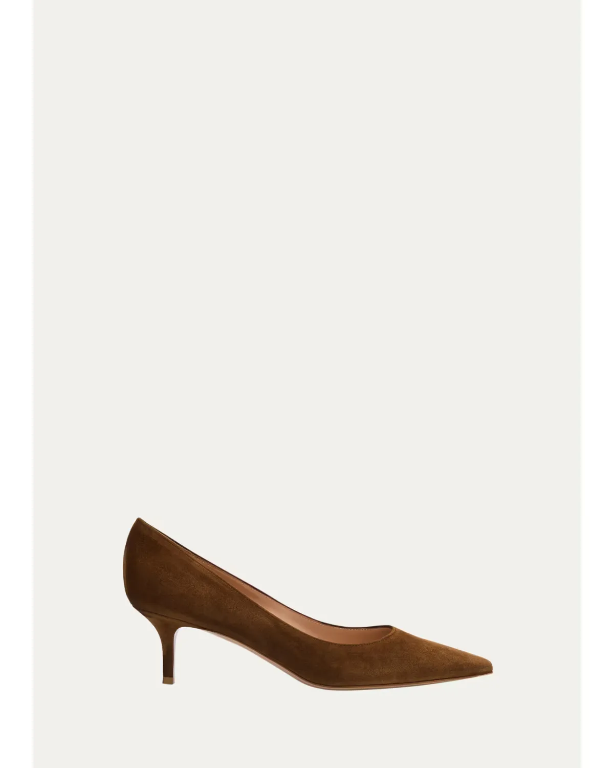 55mm Suede Pointed-Toe Pumps by Gianvito Rossi