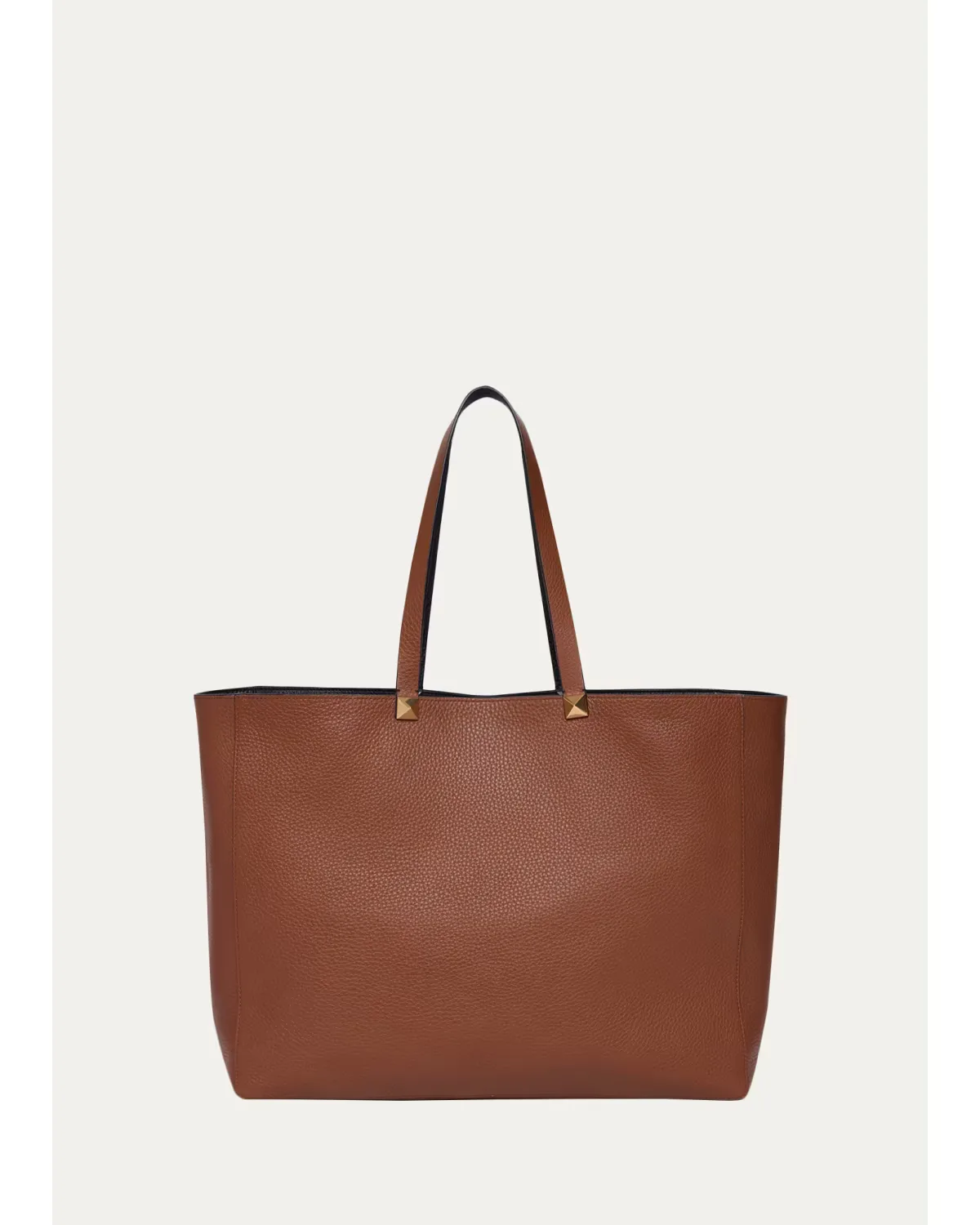 Reversible Rockstud Leather Tote Bag by Valentino Garavani