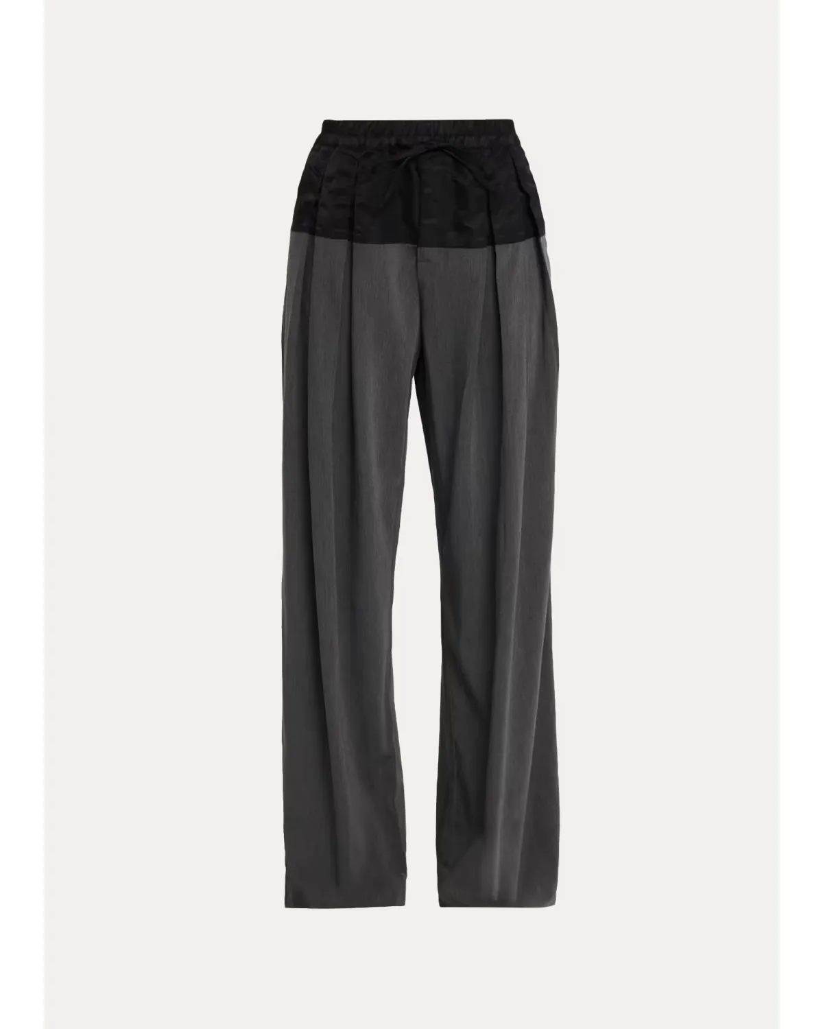 Elisabetta Drawstring Wide-Leg Pants by Cinq  Sept